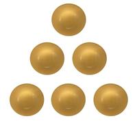 Area illumina Sottopiatto Elegante, 33 cm, Set da 4 o 6 Pezzi, Rosso o Oro Lucido, ideale per matrimoni, Natale e altre ricorrenze (6, Oro)