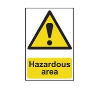 Area Pericolosa Di Scansione - Cartello In PVC 400 X 600Mm SCA4107