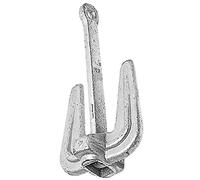 Ancora Zincata Tipo Hall 2 kg Nautica Per barca Barche Gommone Mare In acciaio