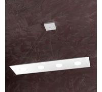 AREA SOSPENSIONE 4 LUCI RETTANGOLARE BIANCO 1127-S4 R-BI