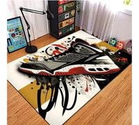 Area Tappeto Moda Scarpe Scarpe Da Ginnastica Logo Stampa Tappeto Tappeto Per Soggiorno Corridoio Camera Da Letto Zerbino Camera Da Gioco Tappetino 80X150Cm