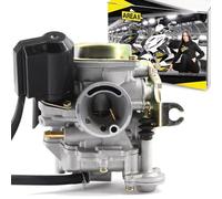 Area1 Carburatore di Ricambio 18 mm per Scooter 50cc 4T GY6 139QMB/QMA - Compatibile con AGM, Nova, Alpha-Motors, Direct-Bikes, Dafier, ATU Explorer, Flex-Tech, GT Union, Guoben, Vanguard, Yiying
