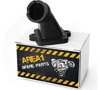 Area1 Collettore di Aspirazione di Ricambio 50cc 2 Tempi - Compatibile con Speedfight 3 SPeedfight 4, JetForce C-Tech, Vivacity, New Vivacity (Bj. -08), Django, Citystar, Ludix