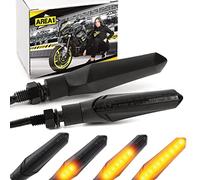 Area1 Frecce LED Moto Omologate E con Effetto Scorrimento, Set 2 Pezzi M8 - Compatibili con 790 Duke, 390 Duke, 690 SMC/R, MT-07, MT-09, MT-125, Z900, Z650, Z500, Z125, CMX, CB, Hornet, SV650