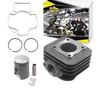 Area1 Kit cilindro di ricambio per 50 ccm, 2 tempi/AC, compatibile con Vespa S Primavera ET2 ET4 LX LXV Sprint, adatto per Aprilia SR 50 Motard, Scarabeo, Sportcity One, Mojito Custom, Derbi Atlantis