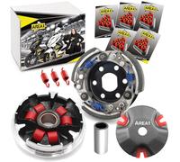 Area1 Kit Tuning Variatore + Frizione per Scooter 50cc 2T - Compatibile con ATU Explorer, AGM, Nova Motors, GT Union, Longjia, Mawi, RS, Ultima Ride, Sprint, Tauris, Benero, TNG, Forstinger, Jack-Fox