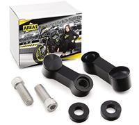 Area1 Prolunga Braccio Specchietti Moto CNC - Estensione e Allargamento Specchi Retrovisori M10 Destra + M10 Sinistra, Compatibile con MT-03 MT-07 MT-09 MT-10 MT-125 Tracer XT1200 Ténéré FZ6 FZ8 FZ1