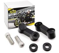 Area1 Prolunga Braccio Specchietti Moto Premium CNC - Allargamento Specchi Retrovisori, 2x M10 Filettatura Destra, Compatibile con Mondi GN