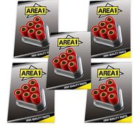 Area1 Rulli Variatore 15x12 / 16x13 / 19x15,5 mm - Set di Taratura 5 Pezzi (7,5/8,0/8,5/9,0/9,5 g) per Scooter 50cc 2T - Compatibili con ATU Explorer Race GT50, Aerox, Nitro, Jog, Nova Motors