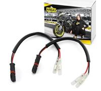 Area1 Set di 2 adattatori per indicatori di direzione a LED per moto (compatibile con