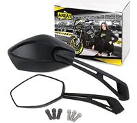 Area1 Set di specchietti per moto/Marchio di Omologazione E / 2xM10 destro, 2xM8 destro, 1xM10 sinistro, 1xM8 sinistro/adatto per Primavera 50, 125, 150, 300 (V9)