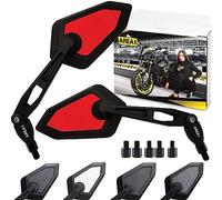 Area1 Set Specchietti Retrovisori M8+M10, Omologati E - Compitbil con CRF 300 L, CRF 300 Rally, CRF 450L (V33)