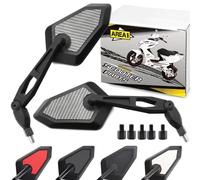 Area1 Set Specchietti Retrovisori M8+M10, Omologati E - Compitbil con Liberty 50 125 150 250, I-Get (V32)