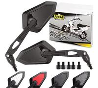 Area1 Set Specchietti Retrovisori M8+M10, Omologati E - Compitbil con Liberty 50 125 150 250, I-Get (V39)