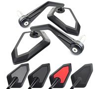 Area1 Specchietti Retrovisori Moto Universali da Manubrio, Coppia Omologata E - Compatibili con Duke SMC/R MT07 MT09 MT10 Z900 Z650 Z500 Z125 CMX CB 500 Hornet SV650 XSR F900R M1000R/XR R18 Brutale