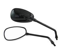 Area1 Specchietti Specchietto Moto Omologato Universali Retrovisori per Moto Omologati (2xM10 filetto destro) compatibili con