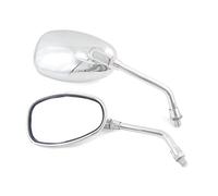 Area1 Specchietti Specchietto Moto Omologato Universali Retrovisori per Moto Omologati (2xM10 filetto destro) compatibili con