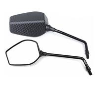 Area1 Specchietti Specchietto Moto Omologato Universali Retrovisori per Moto Omologati (2xM10 filetto destro) compatibili con