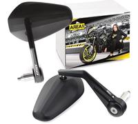 Area1 Specchietto retrovisore per moto CNC compatibile con Monster 800 UI 821, Stripe Dark, S Sport (V56)