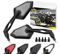 Area1 Specchietto Scooter Retrovisore Set E-Certificazione Carbonio V04)