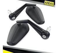 Area1 Specchio Retrovisore Per Manubrio Set Per Rocket 3 R GT TFC Roadster (V56)