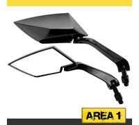 Area1 Specchio Retrovisore Set Per Bullet Efi Bull&T RS/RR/DT/DD Express (V37)