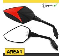 Area1 Specchio Retrovisore Set Per G 650 Xchallenge (2008-2010) (M10x1.5) (V35)