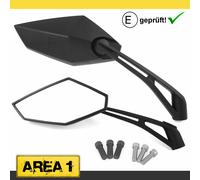 Area1 Universale Moto Scooter Specchio Set M8 Filettatura a Destra (V41)