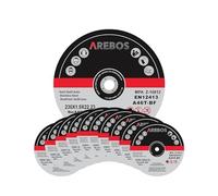 AREBOS 100 dischi da taglio flessibili | Ø 230 x 2,0 mm | acciaio inox | ferro | lamiera | metallo | acciaio | acciaio inossidabile