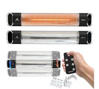 AREBOS 2000 W Stufa Radiante Infrarossi Radiatore Infrarosso Con Telecomando