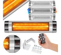 AREBOS 2500 W Stufa Radiante Infrarossi Radiatore Infrarosso Con Telecomando