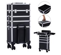 AREBOS 4in1 Beauty case Carrello Valigia Kit per il trucco Bellezza