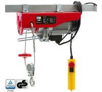 AREBOS Argano elettrico per cavi Argano motorizzato Argano per cavi 100-200 kg