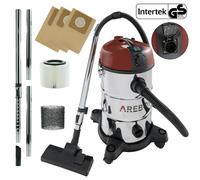 AREBOS Aspirapolvere industriale 5in1 1300W 30L avec et sans sac Rosso