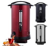 Arebos Bollitore 20 L 1650 W | Dispenser Acqua Calda con Rubinetto | Dispenser bevande calde con rubinetto | Vin brulè caffè tè | Distributore elettrico 20 L 1650 W | Temperatura 30-110 °C