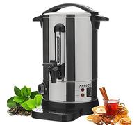 Arebos Bollitore 6,8 L 950 W | Dispenser con Rubinetto | Vin Brulè Tè | Distributore elettrico di bevande calde con rubinetto | Ideale per vin brulè, tè e caffè | Capacità 6,8 L | 950 W
