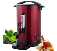 Arebos Bollitore Dispenser Bevande Calde 6,8 L 950 W | Vin Brulè Tè Caffè | Pentola bollitore elettrico 6,8 L 950 W | dispenser bevande calde con rubinetto | vin brulè, tè, caffè | temp. 30-110 °C