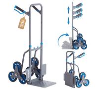 AREBOS Carrello per scale Carrello per sacchi Carrello per trasporto 150 kg