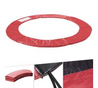 AREBOS Copertura del Bordo del Trampolino Rosso Trampolino da Giardino 183 cm