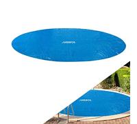 Arebos Copertura solare per piscina rotonda Ø 3,66 m Blu | Spessore 120 µm | Tagliabile per adattarsi | Mantiene e riscalda l’acqua della piscina