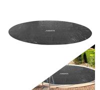 Arebos Copertura solare per piscina rotonda Ø 3,05 m Nero | Spessore 120 µm | Tagliabile per adattarsi | Riscaldamento acqua della piscina