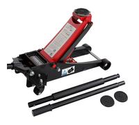 AREBOS 3t Martinetto idraulico di manovra per auto con tamponi in gomma