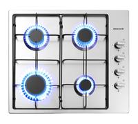 AREBOS Cucina Piano Cottura a Gas | Vetroceramica | Fuochi per Gas Naturale |