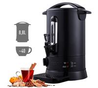 Arebos Pentola Bollitore 8,8 L 950 W | Dispenser Acqua Calda Vin Brulè Caffè Tè | Distributore Elettrico Bevande Calde con Rubinetto