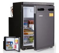 AREBOS Frigorifero a Compressore 50L 12/24V con Freezer -20°C per Camper Auto