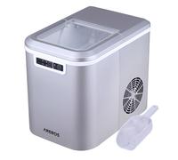 AREBOS Fabbricatore di ghiaccio 2,2L Fabbricatore di ghiaccio 12Kg in 24h