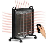 Arebos Mica Convector 2000 W | riscaldatore convettore | riscaldatore elettrico mobile con 2 impostazioni di calore