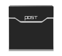 AREBOS Moderno Cassetta Postale Cassetta Postale a Muro Scomparto per Giornali