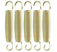 Arebos Molle per trampolino 215 mm 36 pezzi | Molla di trazione | Molla a pressione | Molla di pressione | Molla in acciaio