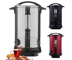 Arebos Pentola Bollitore 6,8 L 950 W | Dispenser Acqua Calda Vin Brulè Caffè Tè | Distributore Elettrico Bevande Calde con Rubinetto | Temperatura Regolabile 30-110 °C